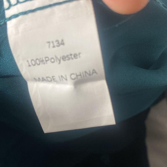 PRETTYGARDEN Satin Maxi Dress Puff Long Sleeve Crewneck Cutout  A-line Long - Picture 11 of 16